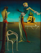 "Femme-à-tête-de-roses"-Salvador-Dalí