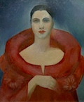 "Autoportrait-:-Manteau-rouge"-Tarsila-do-Amaral