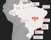 Carte-du-Brésil-Brasília-et-les-distances-avec-les-principales-villes